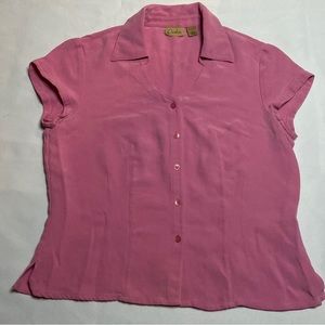 Pink button down
